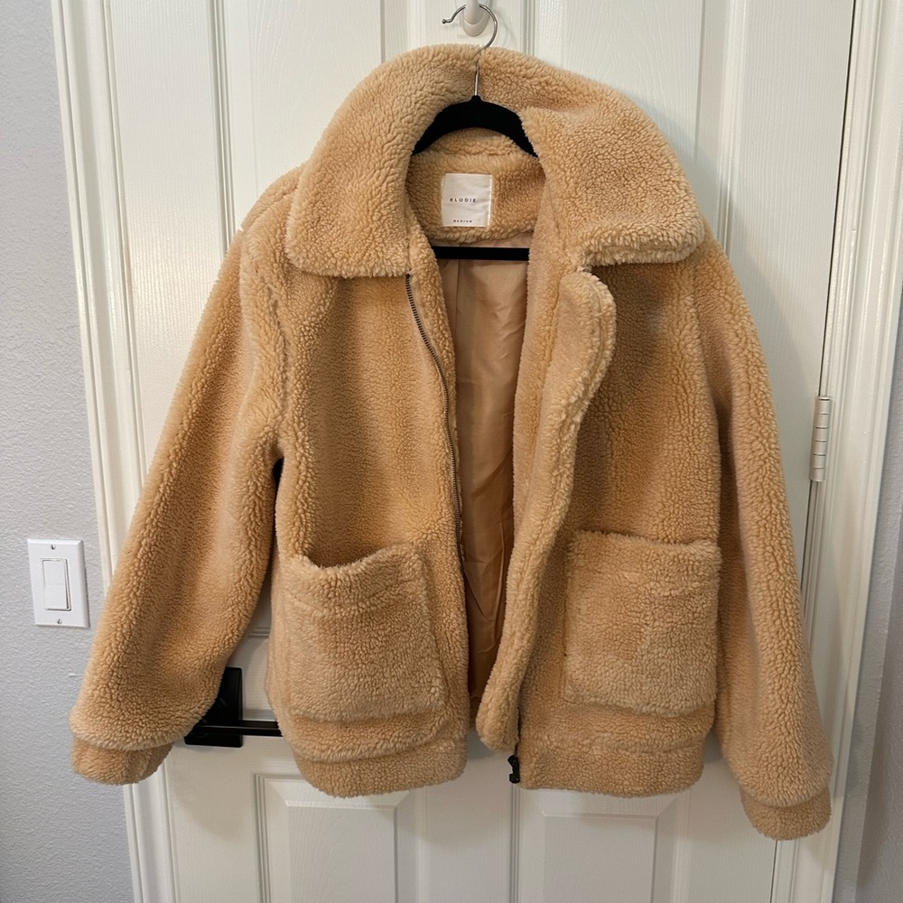 Oversized fuzzy jacket NWOT